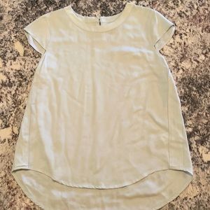 J. Crew Linen Mint Top